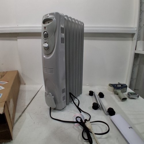 PELONIS OIL FILLED RADIANT SPACE HEATER - 1500W, 120 V - OFF-WHITE (MODEL: PHO15A2AGW) image 3