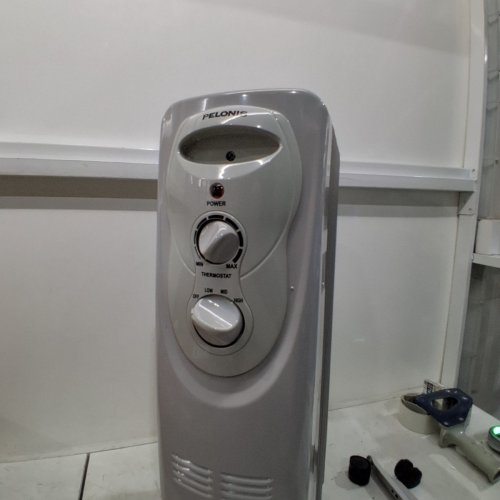 PELONIS OIL FILLED RADIANT SPACE HEATER - 1500W, 120 V - OFF-WHITE (MODEL: PHO15A2AGW) image 4