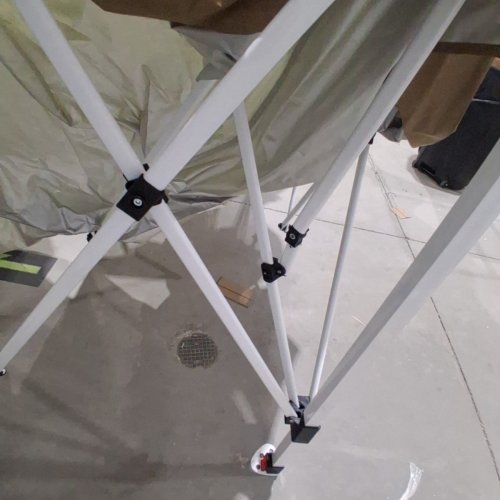 MAMIZO 13FT ONE-BUTTON POP UP CANOPY TENT- BROWN image 6