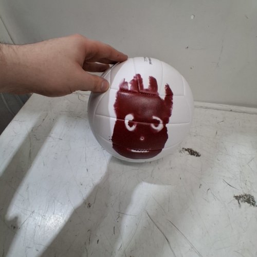 "WILSON" WILSON VOLLEYBALL PROP FROM "CAST AWAY" - WHITE image 2