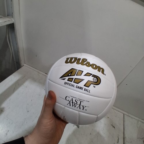 "WILSON" WILSON VOLLEYBALL PROP FROM "CAST AWAY" - WHITE image 3