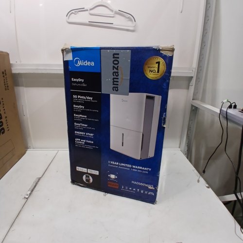 MIDEA ENERGY STAR CERTIFIED DEHUMIDIFIER WITH REUSABLE AIR FILTER AND APP CONTROL - 4,500 SQ.FT - 23.6L - WHITE (MODEL: MAD50C1AWS-A) image 8