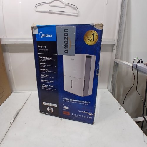 MIDEA ENERGY STAR CERTIFIED DEHUMIDIFIER WITH REUSABLE AIR FILTER AND APP CONTROL - 4,500 SQ.FT - 23.6L - WHITE (MODEL: MAD50C1AWS-A) image 9