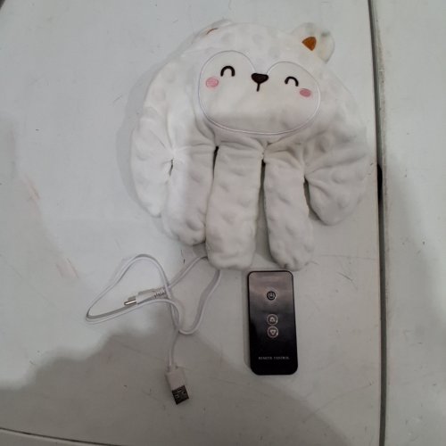 BABY SOOTHING HAND PALM SLEEPING AID - CREAM BEAR image 3