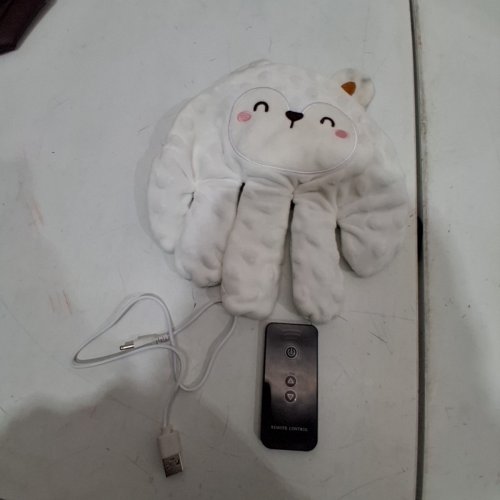 BABY SOOTHING HAND PALM SLEEPING AID - CREAM BEAR image 4