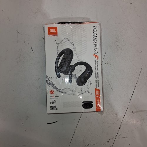 JBL BY HARMAN ENDURANCE PEAK 3 - TRUE WIRELESS HEADPHONES, WATER AND DUST PROOF IN EAR HEADPHONES WITH 50 HOURS OF PLAYBACK TIME - -BLACK (MODEL: JBLENDURPEAK3BLKAM) image 5