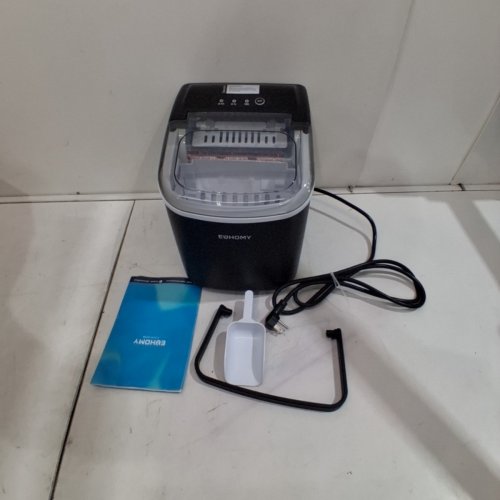EUHOMY COUNTERTOP ICE MAKER - MAKES 26LBS/DAY - BLACK (MODEL: IM-06D) image 3