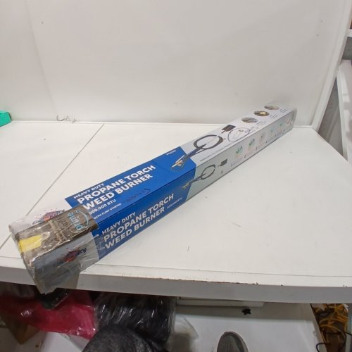FLAME KING HEAVY DUTY PROPANE POWERED TORCH - 39" LONG - 10FT HOSE REGULATOR ASSEMBLY - BLUE (MODEL: YSN500K) image 4