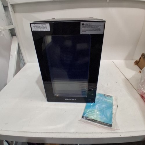 EUHOMY BEVERAGE REFRIGERATOR - 115 V - 0.9 AMP - BLACK (MODEL: FWC008-11) image 4