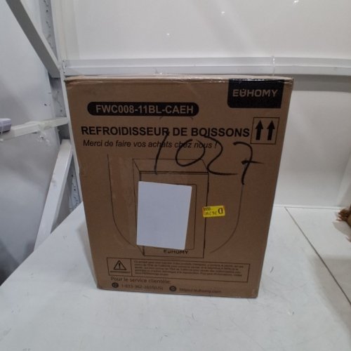 EUHOMY BEVERAGE REFRIGERATOR - 115 V - 0.9 AMP - BLACK (MODEL: FWC008-11) image 8