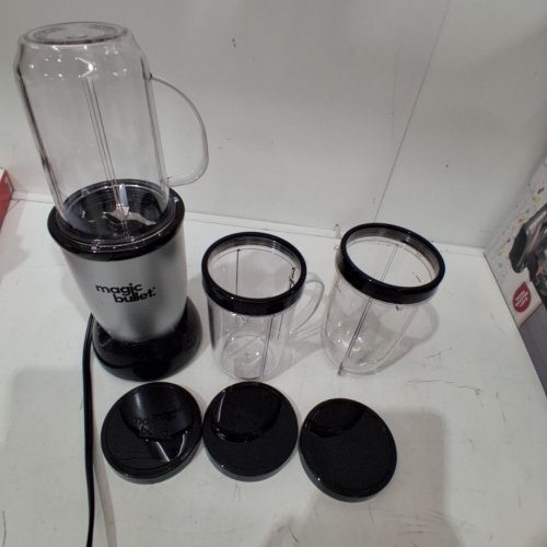11PC MAGIC BULLET BLENDER SET, SILVER (MODEL: MBR-1101) image 4