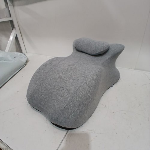 MEMORY FOAM SEX PILLOW FOR COUPLES WITH REMOVABLE COVER AND DETACHABLE PILLOW - 21" X 13" X 8" - GREY image 5