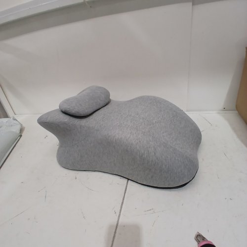 MEMORY FOAM SEX PILLOW FOR COUPLES WITH REMOVABLE COVER AND DETACHABLE PILLOW - 21" X 13" X 8" - GREY image 6