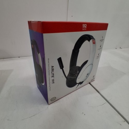 TURTLE BEACH AIRLITE FIT WIRED GAMING HEADSET FOR NINTENDO SWITCH/SWITCH 2/OLED - BLACK/WHITE (MODEL: 500-226) image 3