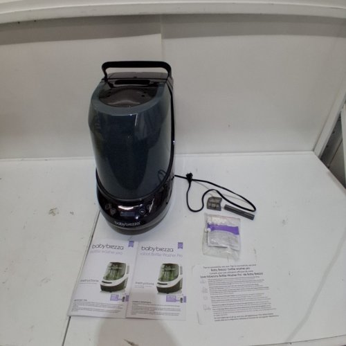 BABY BREZZA PRO ALL IN ONE BABY BOTTLE WASHER/STERILIZER/DRYER COMBO WITH RACKS - BLACK (MODEL: BRZ0190) image 4