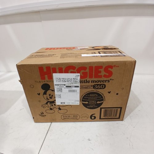 104PK HUGGIES LITTLE MOVERS DISNEY BABY DIAPERS - SIZE 6 (OVER 35LB) image 2