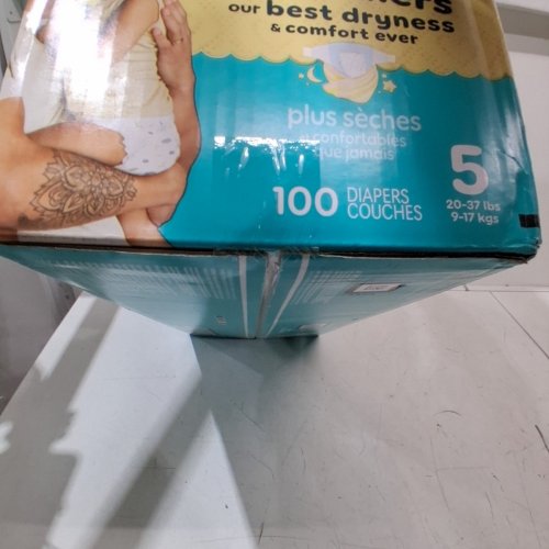 100PK PAMPERS SWADDLERS PULL-ON DIAPERS - SIZE 5 image 3