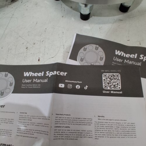 4PK OMT WHEEL SPACERS ADAPTERS WITH STUDS FOR 1994-2011 DODGE RAM 2500 3500, 1988-1998 FORD F250 F350 - 8" X 6.6" - 130 MM HUB BORE - SILVER (MODEL: UM-WFL-0001-V1) image 4