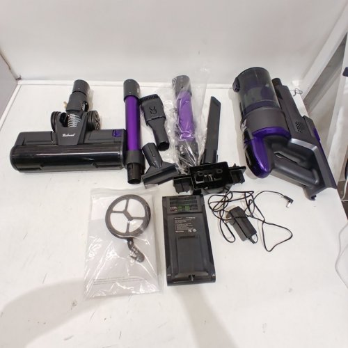 REDROAD ALL-IN-ONE CORDLESS STICK/HANDHELD VACUUM CLEANER - GREY/PURPLE (MODEL: P9 PRO) image 3