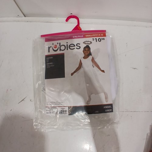3PC GIRLS RUBIES ANGEL COSTUME - SMALL (4-6) - WHITE (STYLE: 887749) image 2