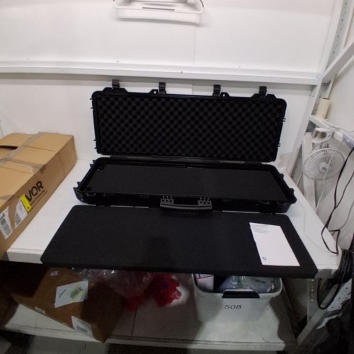 TACTICAL HARD RIFLE CASE WITH PRE-CUT FOAMS - 40" X 13" - BLACK - (MODEL: 1023313) image 2