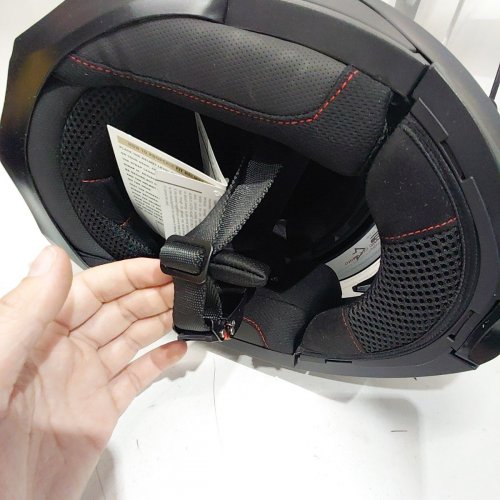 BFR FULL FACE MODULAR FLIP UP MOTORCYCLE HELMET - XXL - MATTE BLACK (ITEM: 160) image 3