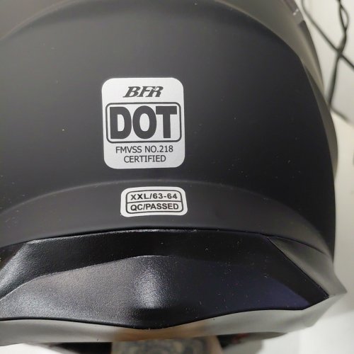 BFR FULL FACE MODULAR FLIP UP MOTORCYCLE HELMET - XXL - MATTE BLACK (ITEM: 160) image 5