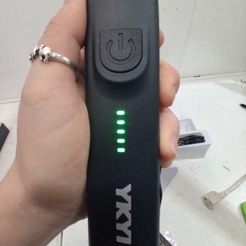 YKYI 2-IN-1 ELECTRIC BARBECUE GRILL BRUSH - 3-SPEED POWER CONTROL, 25W - BLACK (MODEL: ANS-8057) image 2