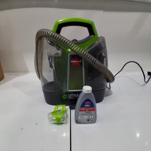 BISSELL LITTLE GREEN PORTABLE DEEP CLEANING VACUUM - 37OZ TANK MAX - GREEN/GREY (MODEL : 2513B) image 3