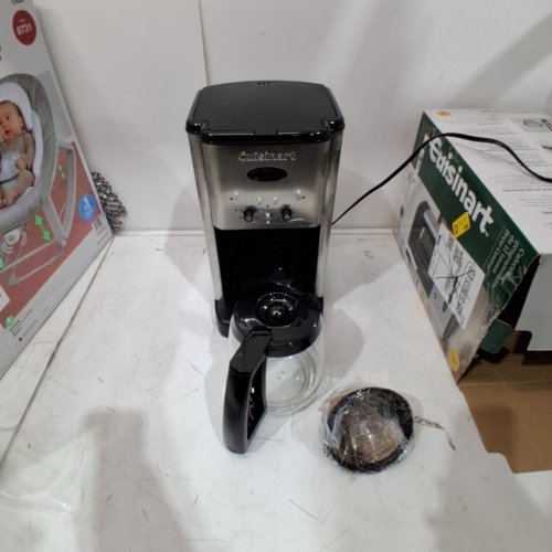 CUISINART BREW CENTRAL 12-CUP PROGRAMMABLE COFFEE MAKER - BLACK/STAINLESS STEEL (MODEL: DCC-1200C) image 3
