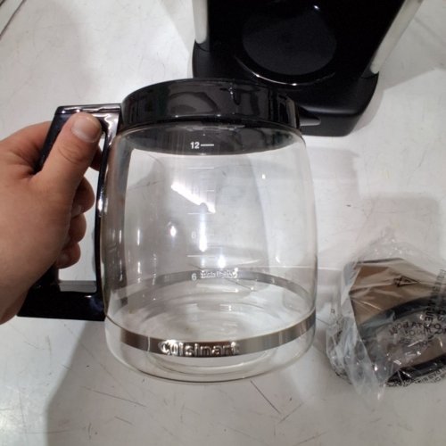 CUISINART BREW CENTRAL 12-CUP PROGRAMMABLE COFFEE MAKER - BLACK/STAINLESS STEEL (MODEL: DCC-1200C) image 5