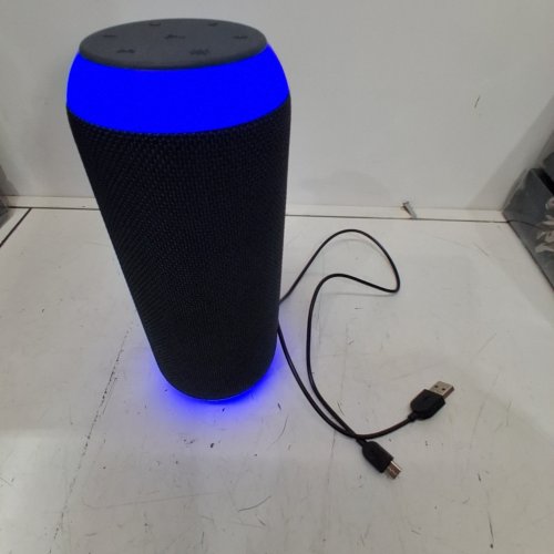 ONN. LARGE RUGGED BLUETOOTH SPEAKER WITH LED LIGHTING - BLACK image 2