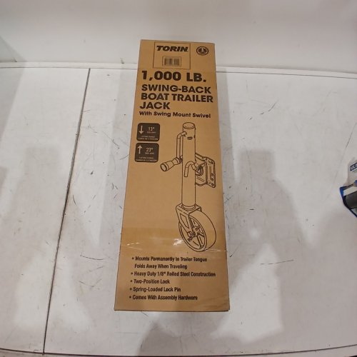 TORIN BIG RED 1000LB SWING BACK BOAT/TRAILER JACK WITH SWING MOUNT SWIVEL - SILVER - (MODEL: ATR39001B) image 4
