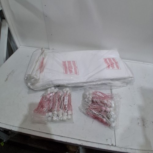 SHELTERLOGIC KEY PARTS ENCLOSURE TARP KIT - 10FTX20FT - WHITE - (MODEL:25775) image 2