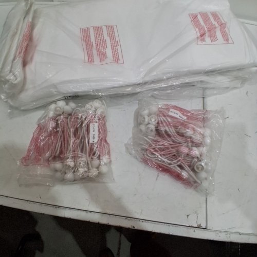 SHELTERLOGIC KEY PARTS ENCLOSURE TARP KIT - 10FTX20FT - WHITE - (MODEL:25775) image 3