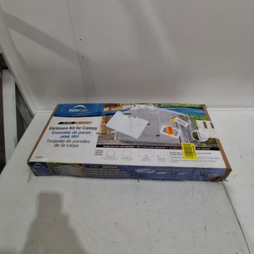 SHELTERLOGIC KEY PARTS ENCLOSURE TARP KIT - 10FTX20FT - WHITE - (MODEL:25775) image 4