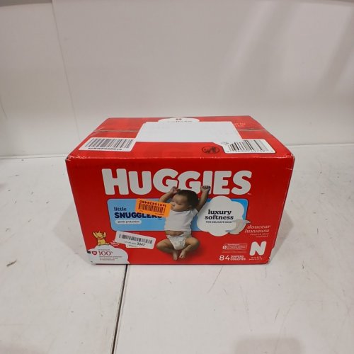 84PK HUGGIES LITTLE SNUGGLERS LUXURY SOFTNESS DIAPERS - SIZE NEWBORN (UP TO 10LBS) - DISNEY WINNIE THE POOH image 2