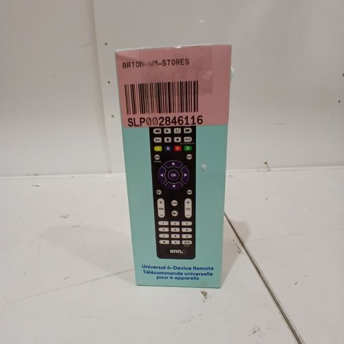 ONN. UNIVERSAL 4-DEVICE REMOTE CONTROLLER, COMPATIBLE WITH MOST MAJOR BRANDS - BLACK (MODEL: ONA23AV001C) image 4