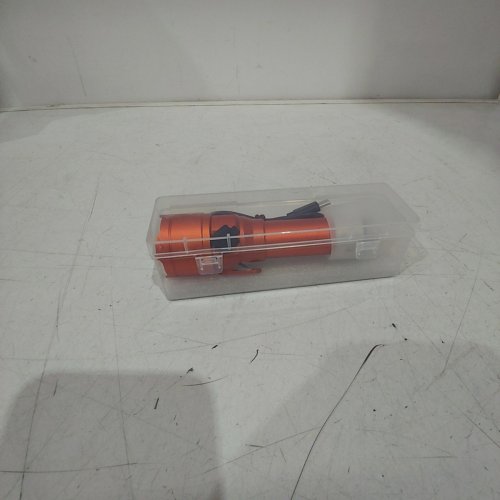 LED RECHARGEABLE CIGARETTE LIGHTER SOCKET FLASHLIGHT - ORANGE image 3