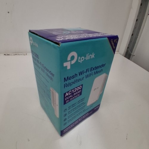 TP-LINK AC1200 WIFI RANGE EXTENDER DUAL BAND WIFI REPEATER - COVERS UP TO 1,500 SQ FT AND 25 DEVICES - UP TO 1200MBPS - SUPPORTS ONEMESH - WHITE (MODEL: RE300) image 4