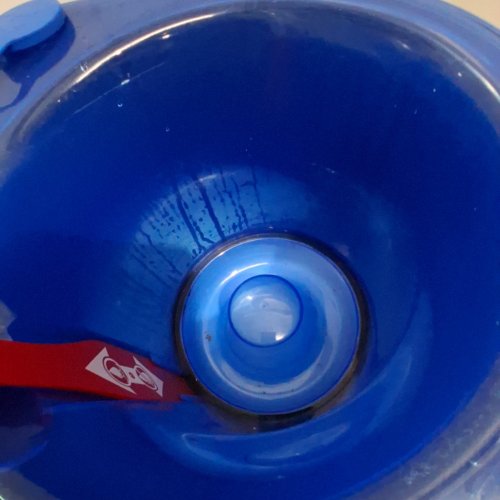 VILEDA EASYWRING RINSE CLEAN 2 TANK SPIN BUCKET SYSTEM - BLUE/RED/GREY image 4