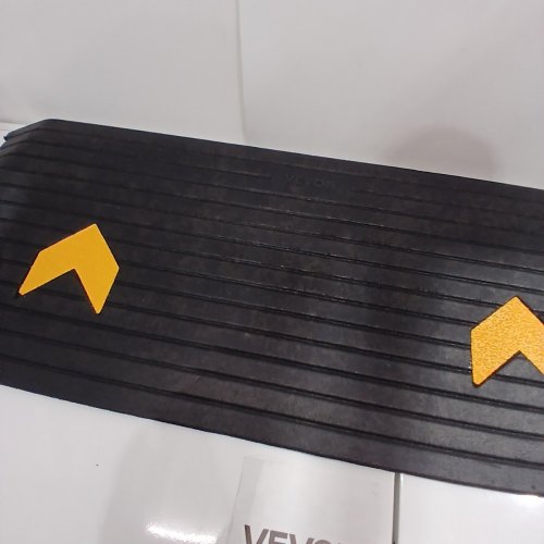 RUBBER CURB RAMP - 17" X 40" X 2" - BLACK (MODEL: KR-11) image 3