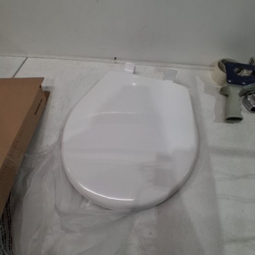 BEMIS ECONOMY PLASTIC TOILET SEAT - WHITE (MODEL: 730SLEC 000) image 3