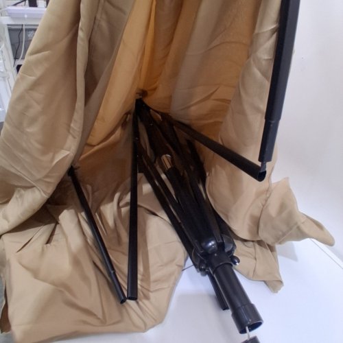 YAHEETECH 3-TIER PATIO UMBRELLA - 10FT W X 8.25FT H - TAN (MODEL: 593104) image 3