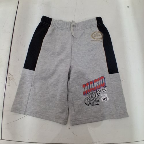 BOYS MARIO KART SHORTS - LARGE (10-12) - GRAY image 2