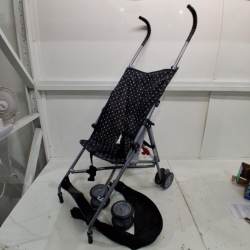 COSCO UMBRELLA STROLLER WITH CANOPY - 40 LBS MAX - BLACK (MODEL: 01218CLFL) image 2