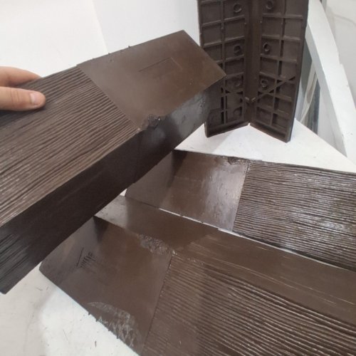 6PK EUROSHIELD RUBBER ROOFING SHAKE RIDGE CAPS - BROWN (STYLE: EUROLITE SHAKE RIDGE #74) image 5