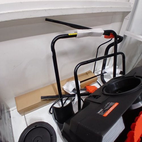 VOLTASK CORDED ELECTRIC SNOW BLOWER WITH DUAL LED HEADLIGHTS - 23" X 13" CLEARING PATH - 3300RPM - BLACK/ORANGE (MODEL: SPEG05/ESB001-230) image 3