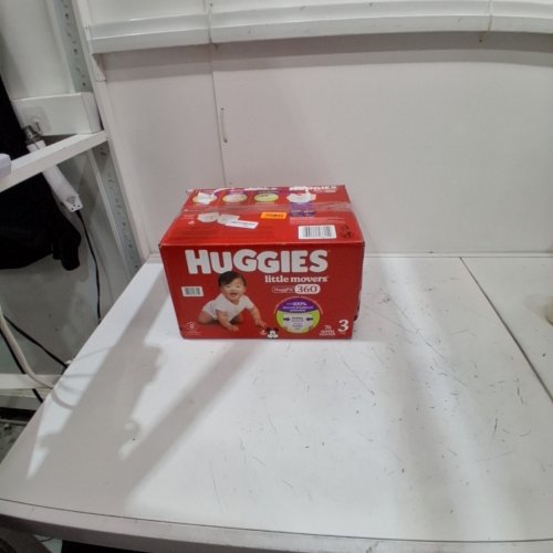 76PK HUGGIES LITTLE MOVERS HUGGFIT 360° BABY DIAPERS WITH 360° WAISTBAND - SIZE 3 (MODEL: 5358702) image 3