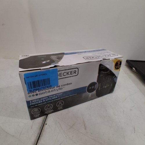 BLACK+DECKER SET AND STYLE CORDREEL IRON - BLACK\BLUE image 5